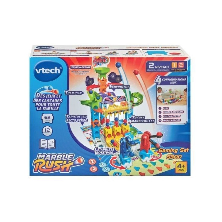 Circuit de jeu Marble Rush - Gaming Set S300 - VTECH - 4 ans + Circuit de jeu Marble Rush - Gaming Set S300 - VTECH - 4 ans +