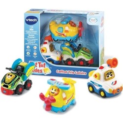 VTECH - Tut Tut Bolides - Coffret Trio Loisirs (Avion + Formule 1 + Bu