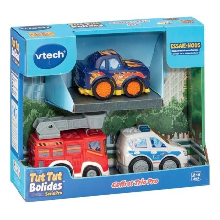 TUT TUT BOLIDES - VÉHICULES SÉRIE PRO - COFFRET TRIO
