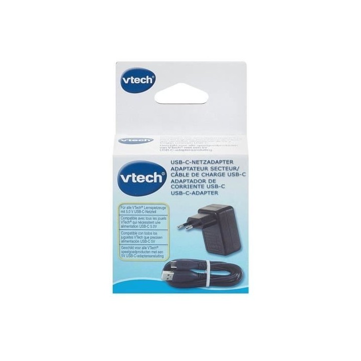 ADAPTATEUR SECTEUR USB C OFFICIEL VTECH ADAPTATEUR SECTEUR USB C OFFICIEL VTECH