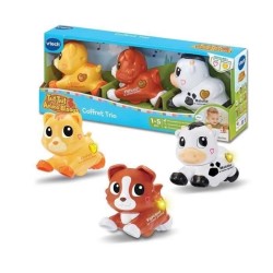 VTECH - TUT TUT ANIMO BISOUS - COFFRET TRIO (CHIEN + CHAT + VACHE) - M