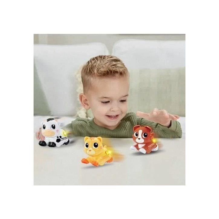 VTECH - TUT TUT ANIMO BISOUS - COFFRET TRIO (CHIEN + CHAT + VACHE) - Multicolore VTECH - TUT TUT ANIMO BISOUS - COFFRET TRIO (CHIEN + CHAT + VACHE) - Multicolore