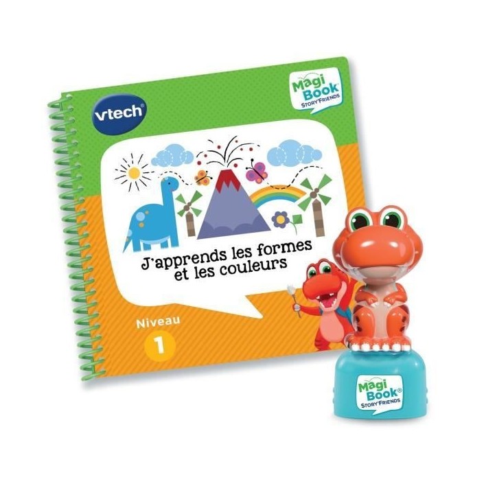 VTECH - MAGIBOOK STORY'FRIENDS - J'APPRENDS LES FORMES ET LES COULEURS + PERSONNAGE - Multicolore VTECH - MAGIBOOK STORY'FRIENDS - J'APPRENDS LES FORMES ET LES COULEURS + PERSONNAGE - Multicolore
