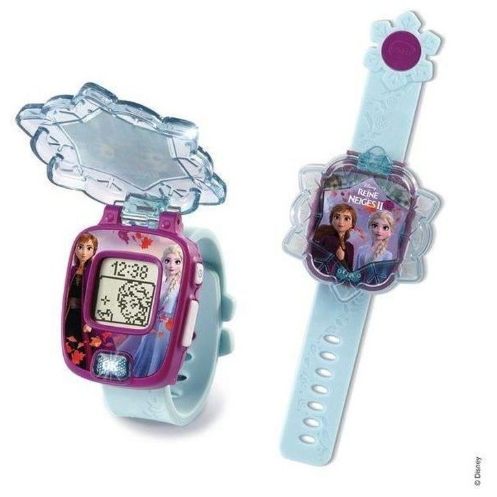 Montre-Jeu Interactive VTECH La Reine des Neiges 2 d'Elsa - Pour Enfant de 3 a 7 ans - Garantie 2 ans