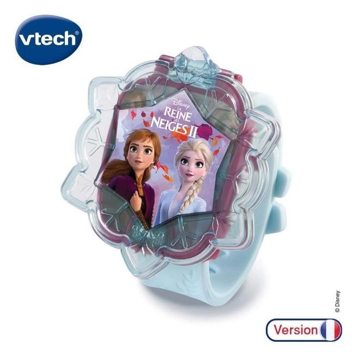 Montre-Jeu Interactive VTECH La Reine des Neiges 2 d'Elsa - Pour Enfant de 3 a 7 ans - Garantie 2 ans