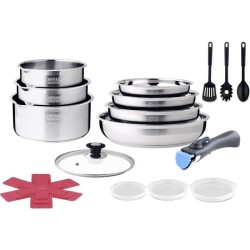 Batterie de cuisine induction - ARTHUR MARTIN - AM0566 - 18 pieces - P
