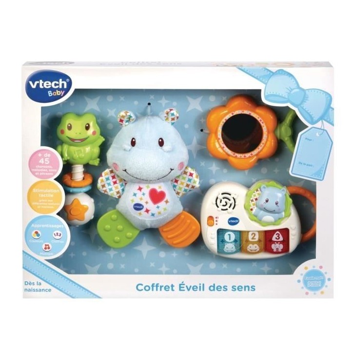 VTECH BABY - Coffret Naissance - Éveil des Sens - Bleu VTECH BABY - Coffret Naissance - Éveil des Sens - Bleu