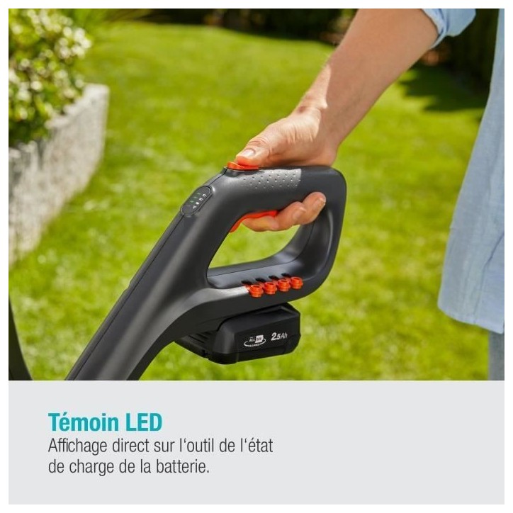 Coupe-bordure a batterie GARDENA ComfortCut 23/18V P4A - 18V - 23 cm