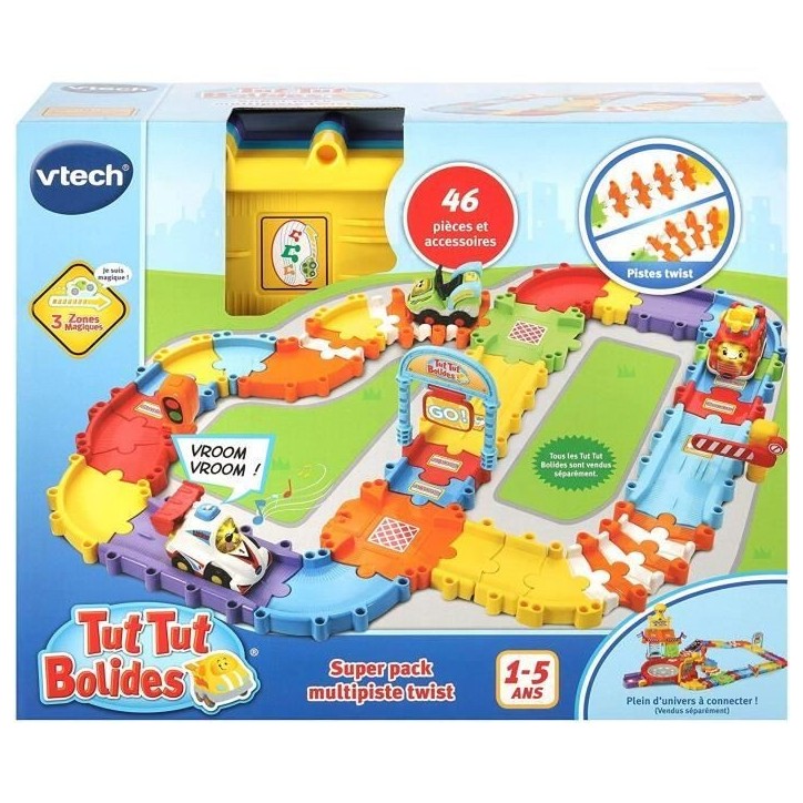 VTECH - Tut Tut Bolides - Super Pack Multipistes Twist