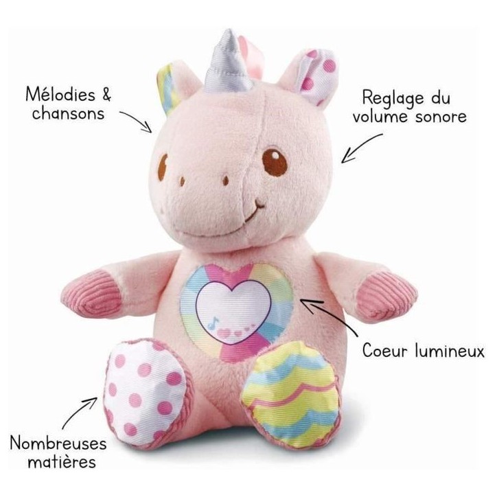 VTECH BABY - Maé, Ma Licorne a Câliner VTECH BABY - Maé, Ma Licorne a Câliner