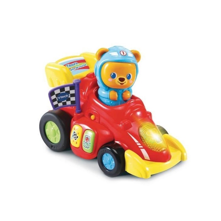 VTECH - Titours, Champion de Course - Véhicule Interactif pour Bébé de 12 mois et plus - Rouge VTECH - Titours, Champion de Course - Véhicule Interactif pour Bébé de 12 mois et plus - Rouge