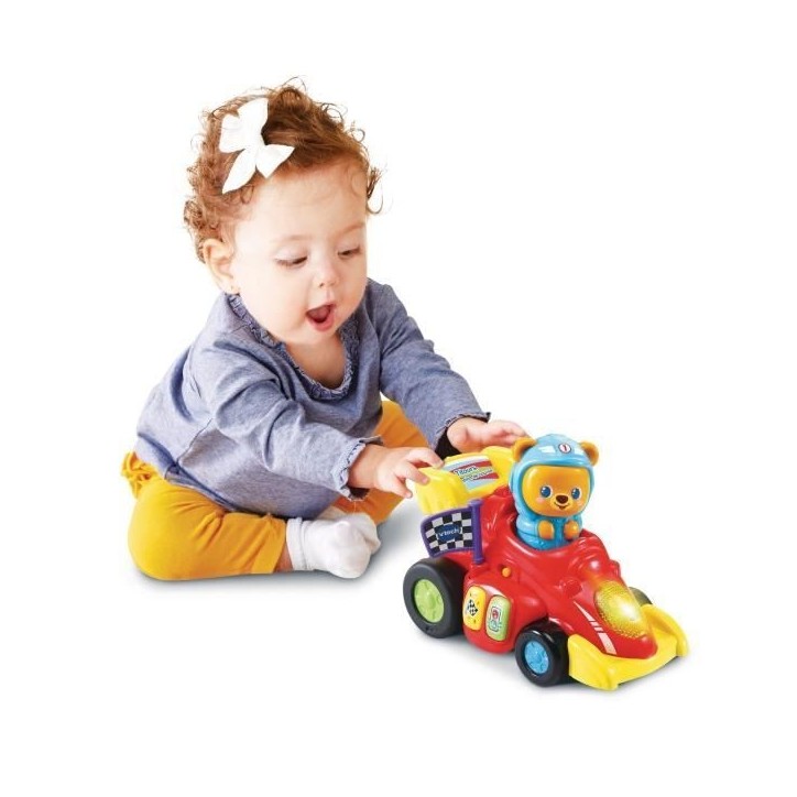 VTECH - Titours, Champion de Course - Véhicule Interactif pour Bébé de 12 mois et plus - Rouge VTECH - Titours, Champion de Course - Véhicule Interactif pour Bébé de 12 mois et plus - Rouge