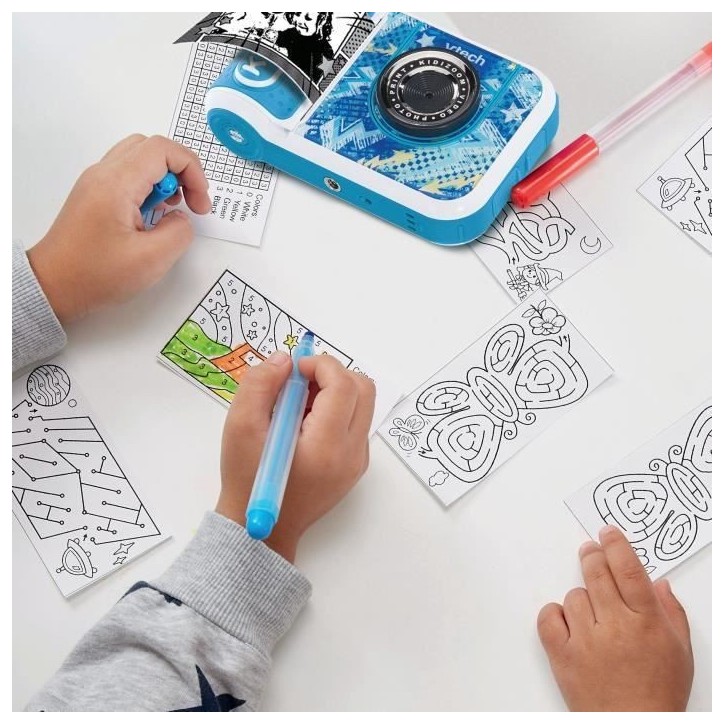 VTECH - KIDIZOOM PRINT CAM GRAFFITI - Bleu VTECH - KIDIZOOM PRINT CAM GRAFFITI - Bleu