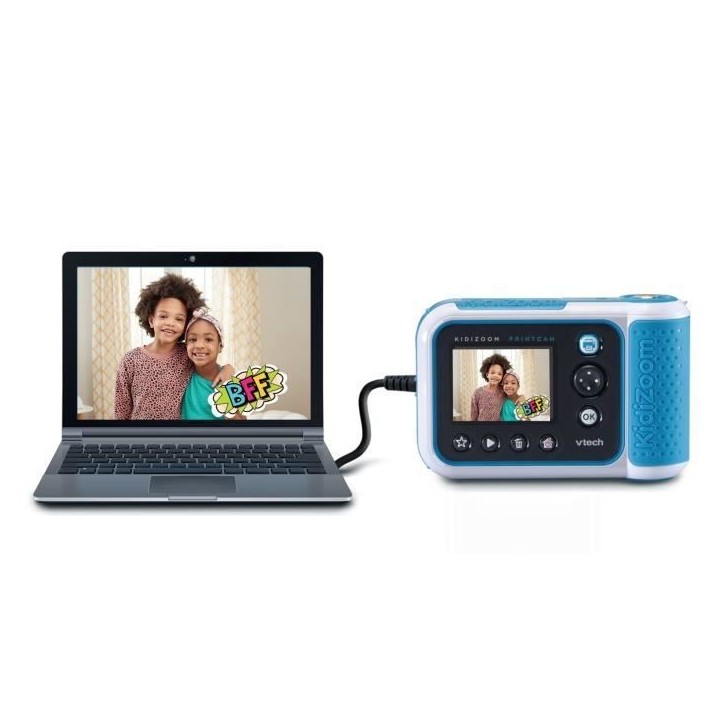 VTECH - KIDIZOOM PRINT CAM GRAFFITI - Bleu VTECH - KIDIZOOM PRINT CAM GRAFFITI - Bleu