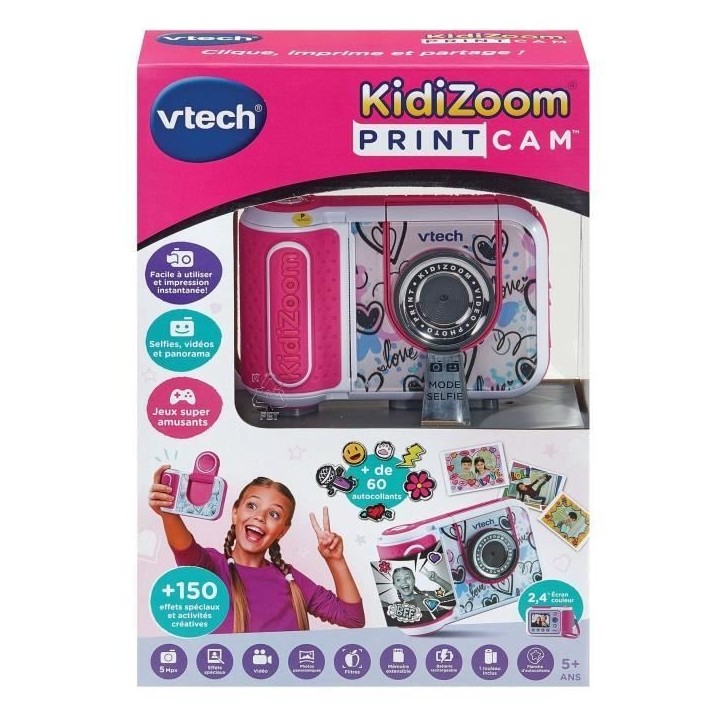 VTECH KIDIZOOM PRINT CAM (ROSE) VTECH KIDIZOOM PRINT CAM (ROSE)