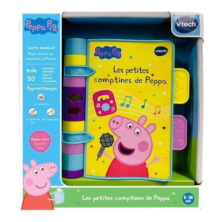 VTECH PEPPA PIG - LES PETITES COMPTINES DE PEPPA VTECH PEPPA PIG - LES PETITES COMPTINES DE PEPPA
