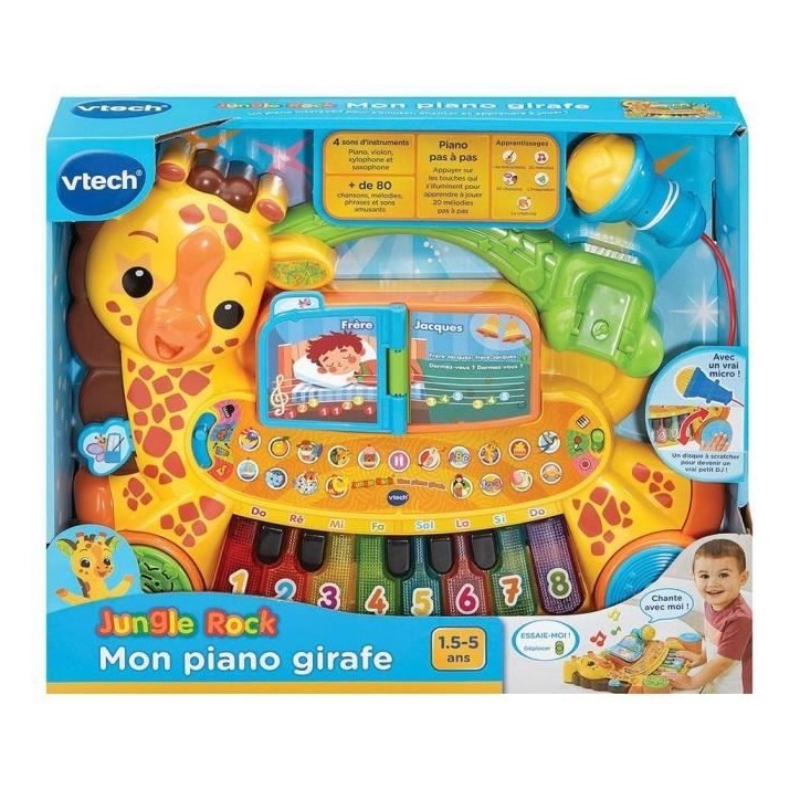 VTECH JUNGLE ROCK - MON PIANO GIRAFE