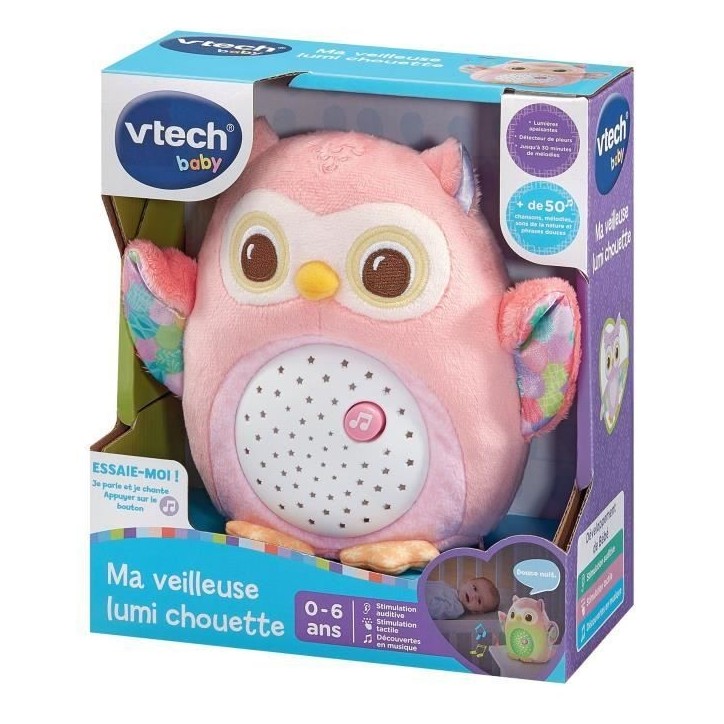 VTECH MA VEILLEUSE LUMI CHOUETTE ROSE VTECH MA VEILLEUSE LUMI CHOUETTE ROSE