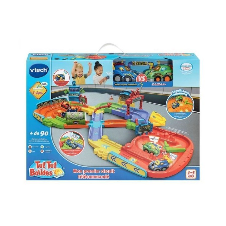 VTECH TUT TUT BOLIDES - MON PREMIER CIRCUIT TÉLÉCOMMANDÉ (+ SIMON SUPER CHAMPION / LÉO BOLIDE TURBO) VTECH TUT TUT BOLIDES - MON PREMIER CIRCUIT TÉLÉCOMMANDÉ (+ SIMON SUPER CHAMPION / LÉO BOLIDE TURBO)