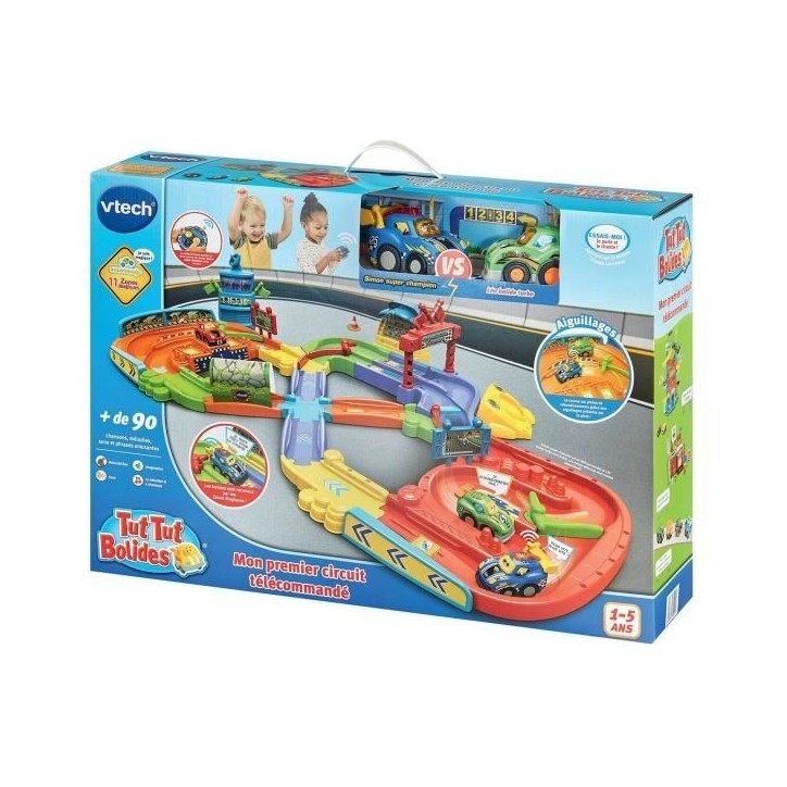 VTECH TUT TUT BOLIDES - MON PREMIER CIRCUIT TÉLÉCOMMANDÉ (+ SIMON SUPER CHAMPION / LÉO BOLIDE TURBO) VTECH TUT TUT BOLIDES - MON PREMIER CIRCUIT TÉLÉCOMMANDÉ (+ SIMON SUPER CHAMPION / LÉO BOLIDE TURBO)