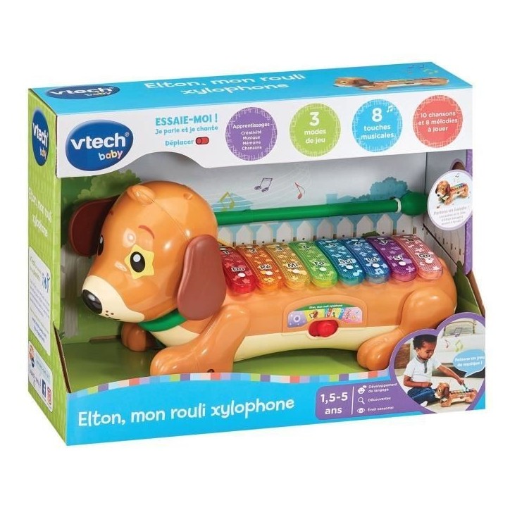 VTECH ELTON, MON ROULI XYLOPHONE VTECH ELTON, MON ROULI XYLOPHONE