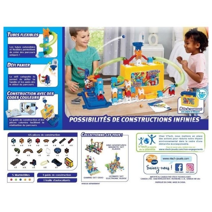 VTECH MARBLE RUSH - BUILD & STORE BOX SET M400 VTECH MARBLE RUSH - BUILD & STORE BOX SET M400