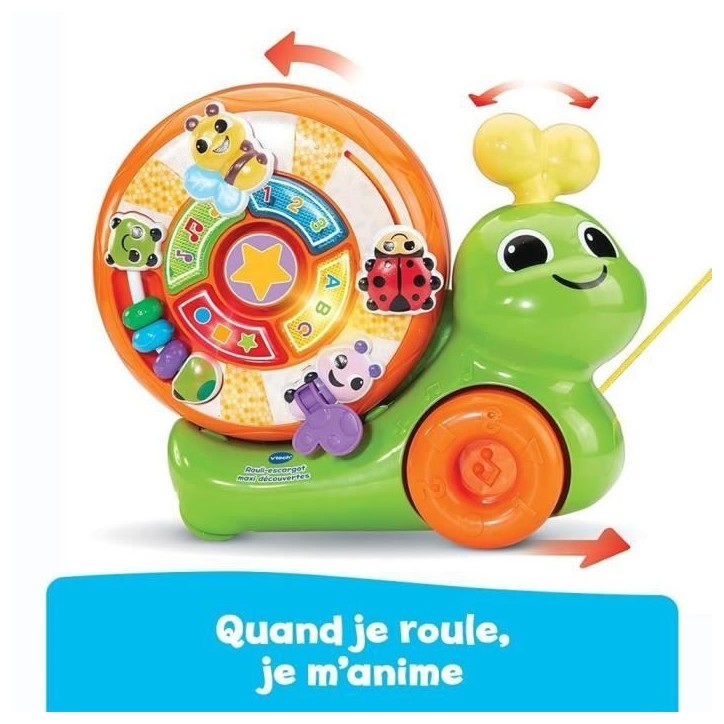 VTECH ROULI-ESCARGOT MAXI DÉCOUVERTES VTECH ROULI-ESCARGOT MAXI DÉCOUVERTES