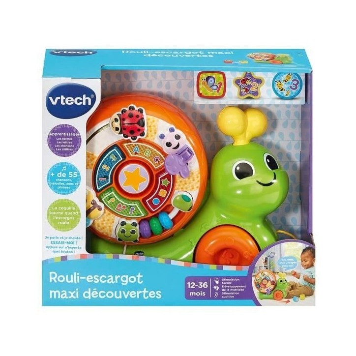 VTECH ROULI-ESCARGOT MAXI DÉCOUVERTES VTECH ROULI-ESCARGOT MAXI DÉCOUVERTES