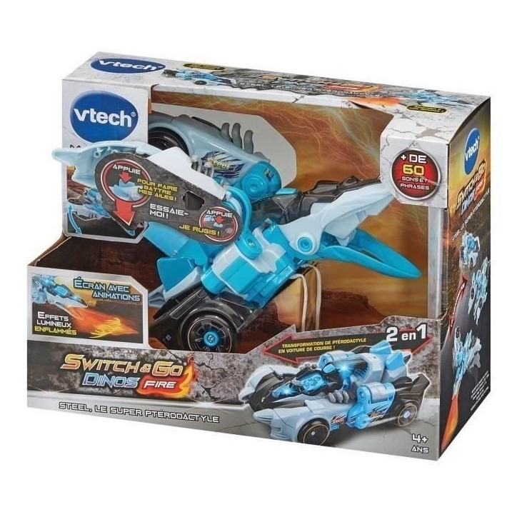VTECH SWITCH & GO DINOS - STEEL, LE SUPER PTERODACTYLE