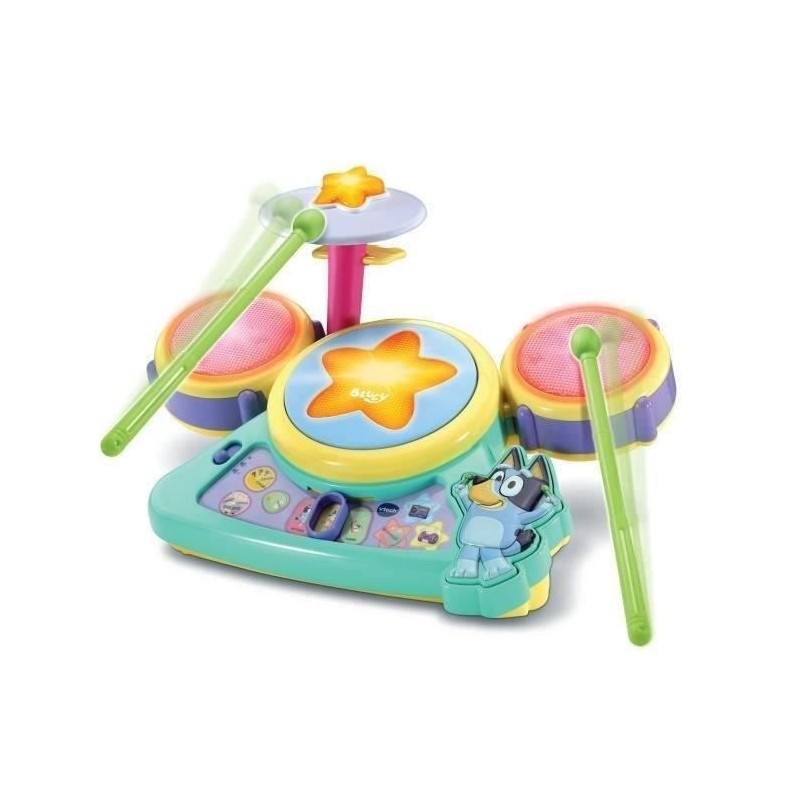 VTECH - BLUEY - LA BATTERIE INTERACTIVE - Multicolore VTECH - BLUEY - LA BATTERIE INTERACTIVE - Multicolore