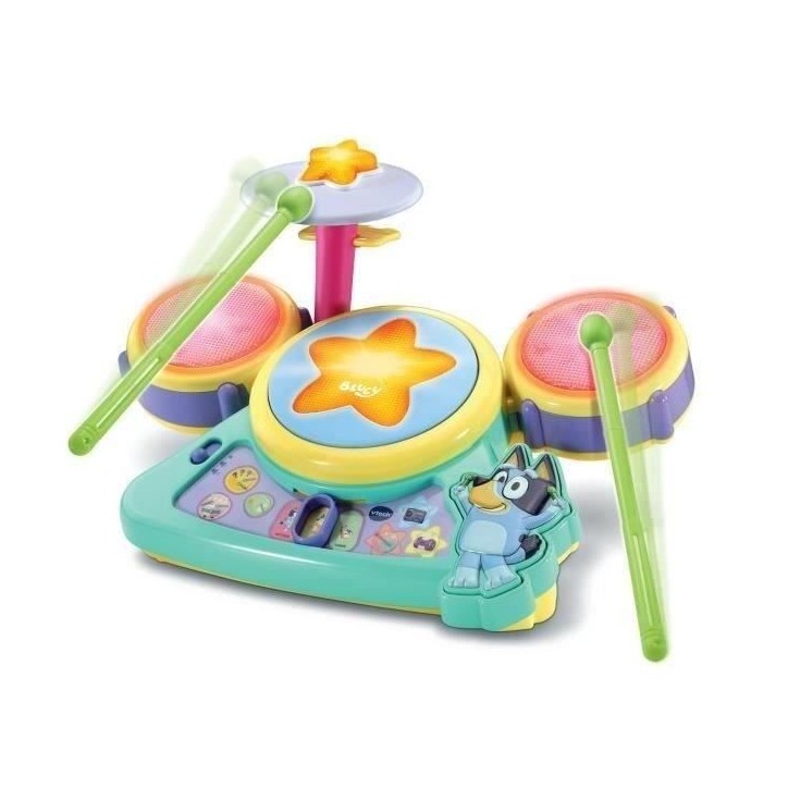VTECH - BLUEY - LA BATTERIE INTERACTIVE - Multicolore VTECH - BLUEY - LA BATTERIE INTERACTIVE - Multicolore