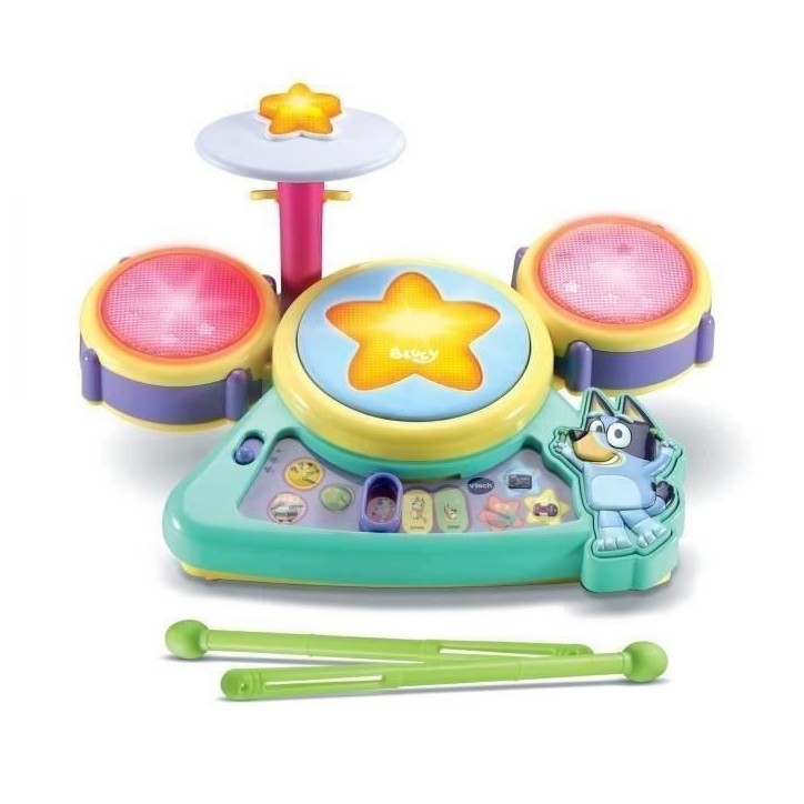 VTECH - BLUEY - LA BATTERIE INTERACTIVE - Multicolore VTECH - BLUEY - LA BATTERIE INTERACTIVE - Multicolore
