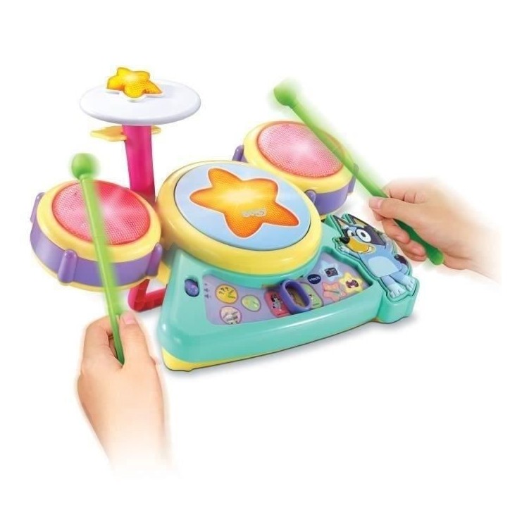 VTECH - BLUEY - LA BATTERIE INTERACTIVE - Multicolore VTECH - BLUEY - LA BATTERIE INTERACTIVE - Multicolore