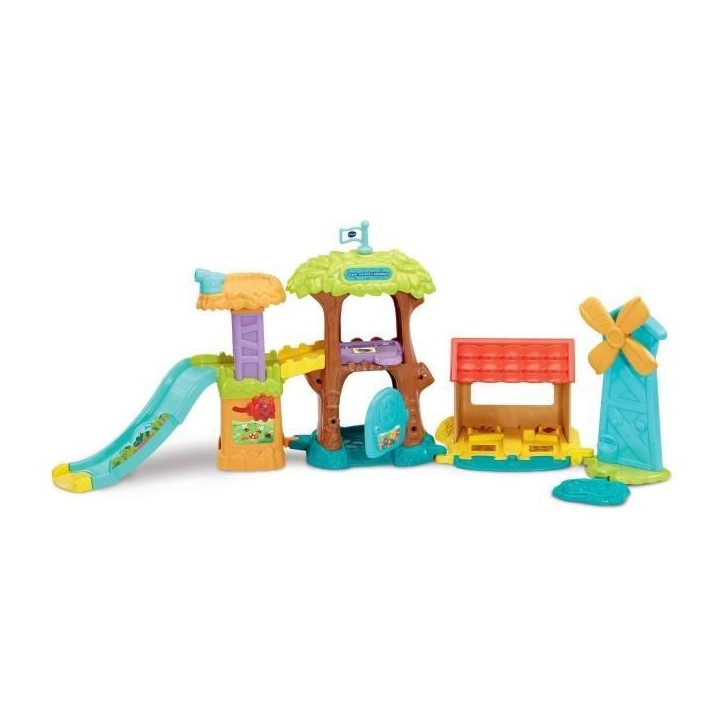 VTECH - TUT TUT ANIMO BISOUS - SUPER MAISON TOBOGGAN (+ VIOLETTE, LA VACHE PIPELETTE) - Multicolore VTECH - TUT TUT ANIMO BISOUS - SUPER MAISON TOBOGGAN (+ VIOLETTE, LA VACHE PIPELETTE) - Multicolore