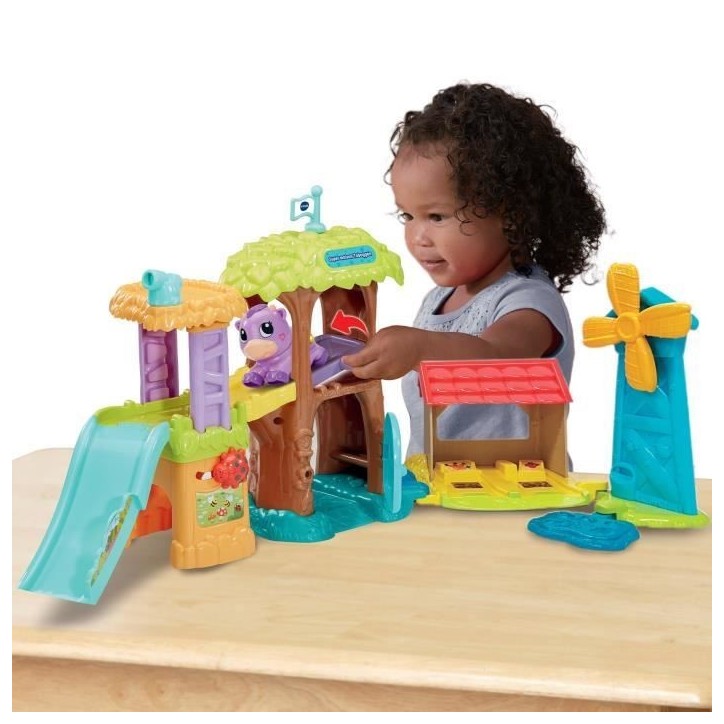 VTECH - TUT TUT ANIMO BISOUS - SUPER MAISON TOBOGGAN (+ VIOLETTE, LA VACHE PIPELETTE) - Multicolore VTECH - TUT TUT ANIMO BISOUS - SUPER MAISON TOBOGGAN (+ VIOLETTE, LA VACHE PIPELETTE) - Multicolore