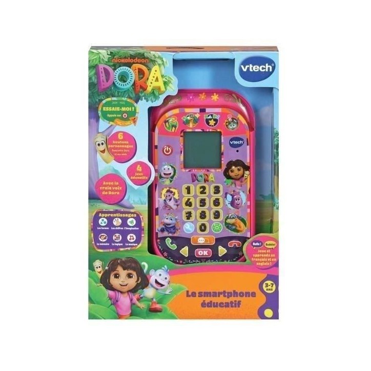 VTECH - DORA - LE SMARTPHONE ÉDUCATIF - Multicolore VTECH - DORA - LE SMARTPHONE ÉDUCATIF - Multicolore