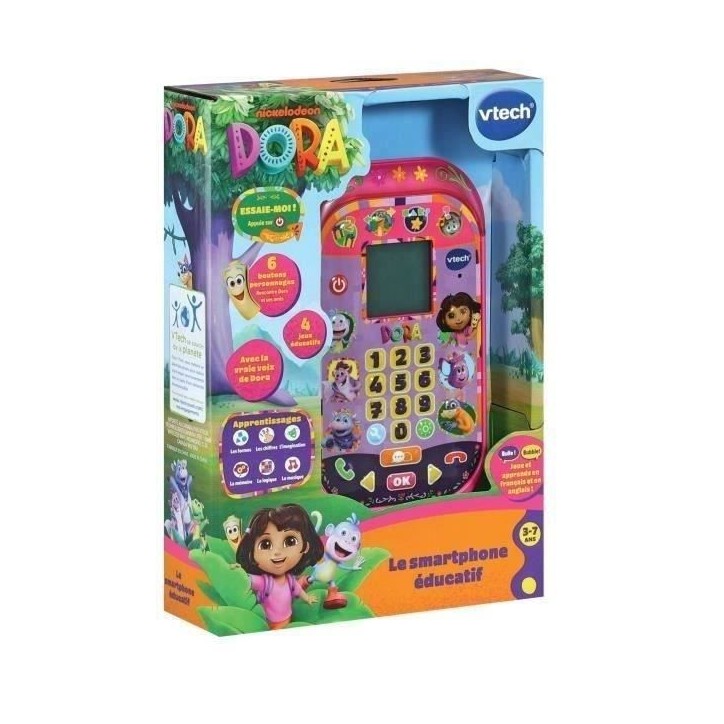 VTECH - DORA - LE SMARTPHONE ÉDUCATIF - Multicolore VTECH - DORA - LE SMARTPHONE ÉDUCATIF - Multicolore