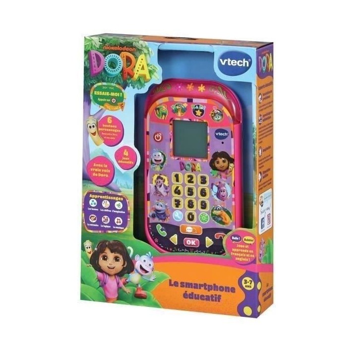 VTECH - DORA - LE SMARTPHONE ÉDUCATIF - Multicolore VTECH - DORA - LE SMARTPHONE ÉDUCATIF - Multicolore