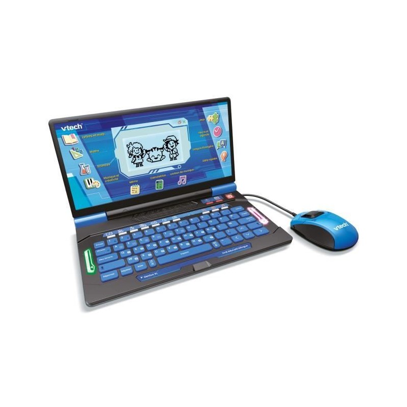 VTECH - GENIUS XL ORDI ÉDUCATIF BILINGUE - Bleu