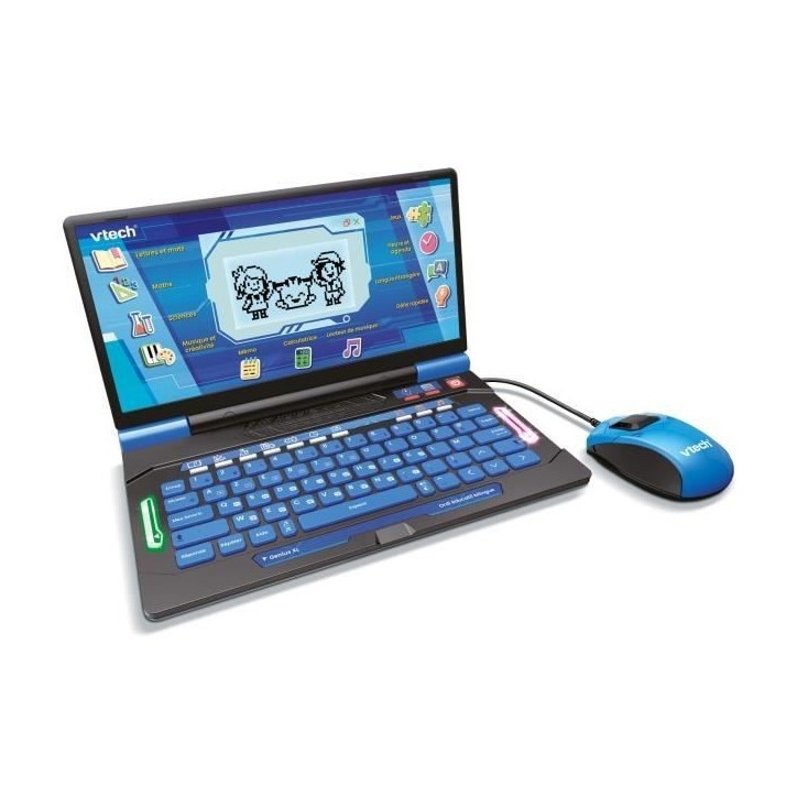 VTECH - GENIUS XL ORDI ÉDUCATIF BILINGUE - Bleu