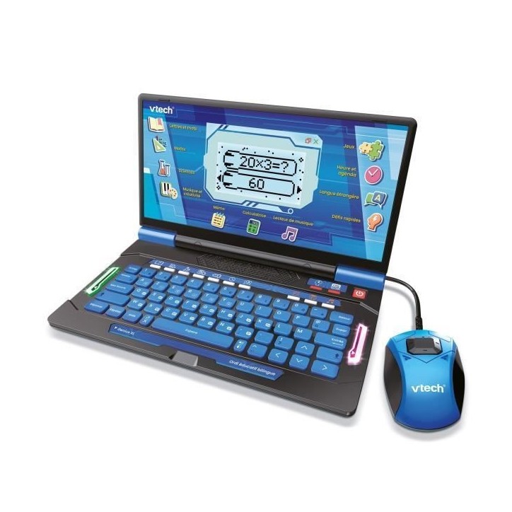 VTECH - GENIUS XL ORDI ÉDUCATIF BILINGUE - Bleu