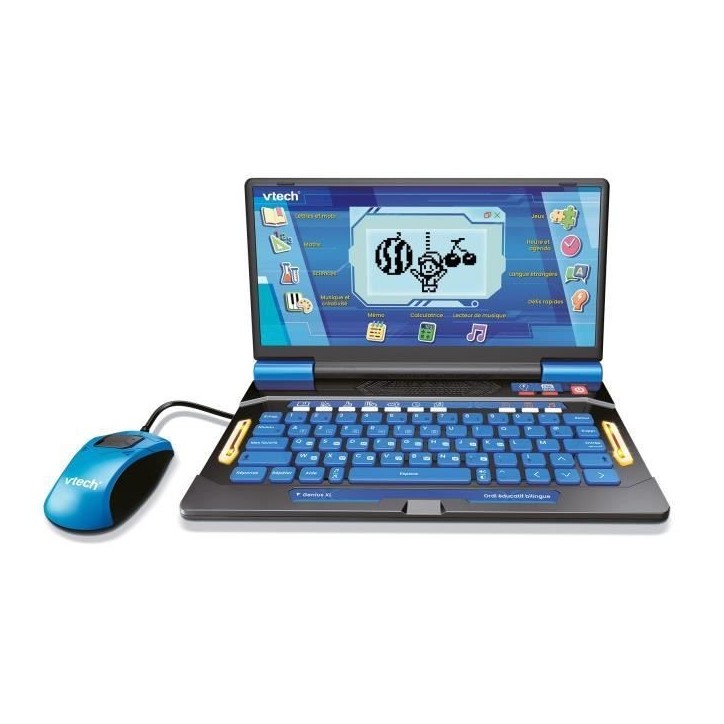 VTECH - GENIUS XL ORDI ÉDUCATIF BILINGUE - Bleu