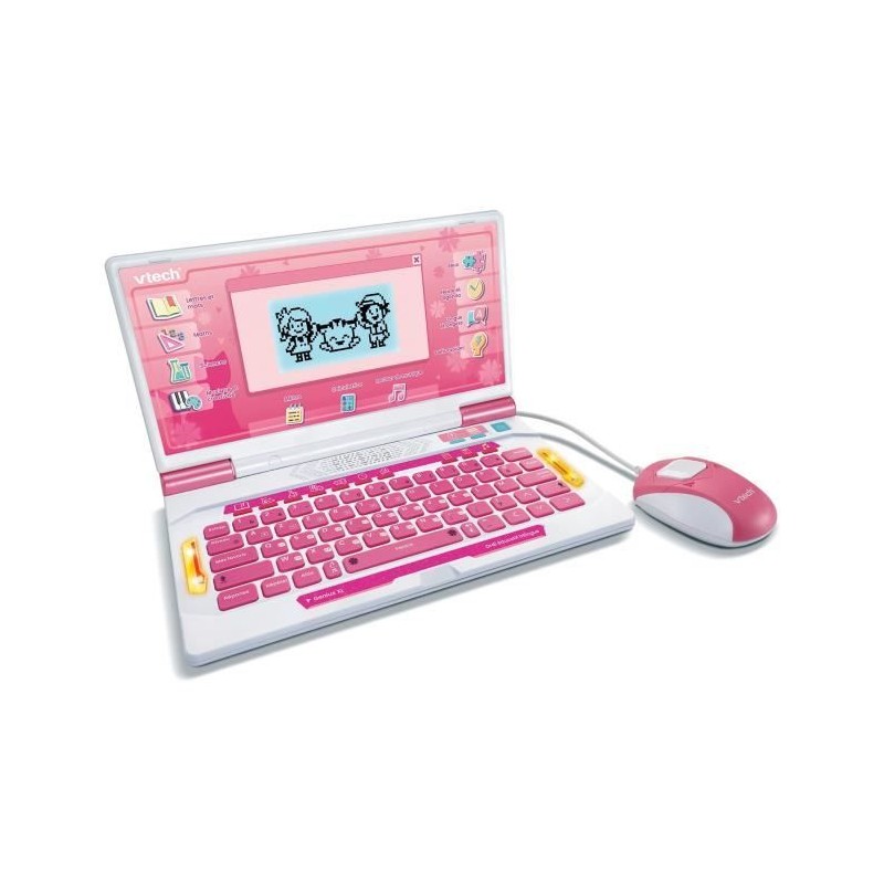 VTECH - GENIUS XL ORDI ÉDUCATIF BILINGUE ROSE - Rose VTECH - GENIUS XL ORDI ÉDUCATIF BILINGUE ROSE - Rose