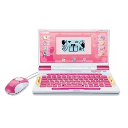 VTECH - GENIUS XL ORDI ÉDUCATIF BILINGUE ROSE - Rose