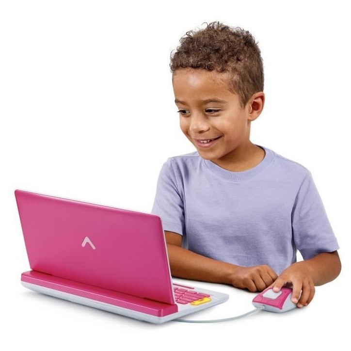 VTECH - GENIUS XL ORDI ÉDUCATIF BILINGUE ROSE - Rose