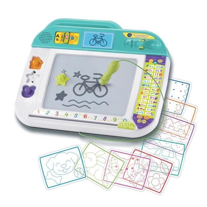 VTECH - MON ARDOISE INTERACTIVE APPRENTI ÉCRITURE - Multicolore VTECH - MON ARDOISE INTERACTIVE APPRENTI ÉCRITURE - Multicolore