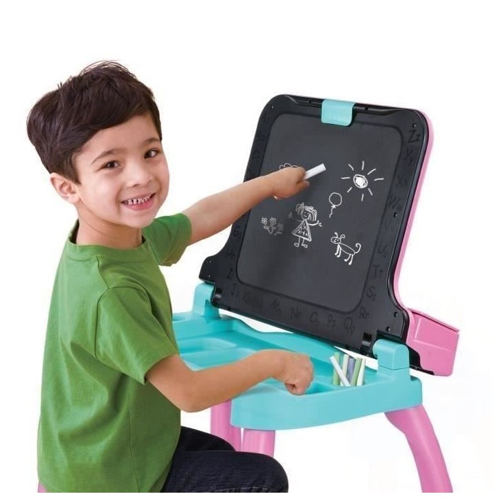 VTECH - MAGIBUREAU INTERACTIF ET MUSICAL 6 EN 1 ROSE - Rose VTECH - MAGIBUREAU INTERACTIF ET MUSICAL 6 EN 1 ROSE - Rose