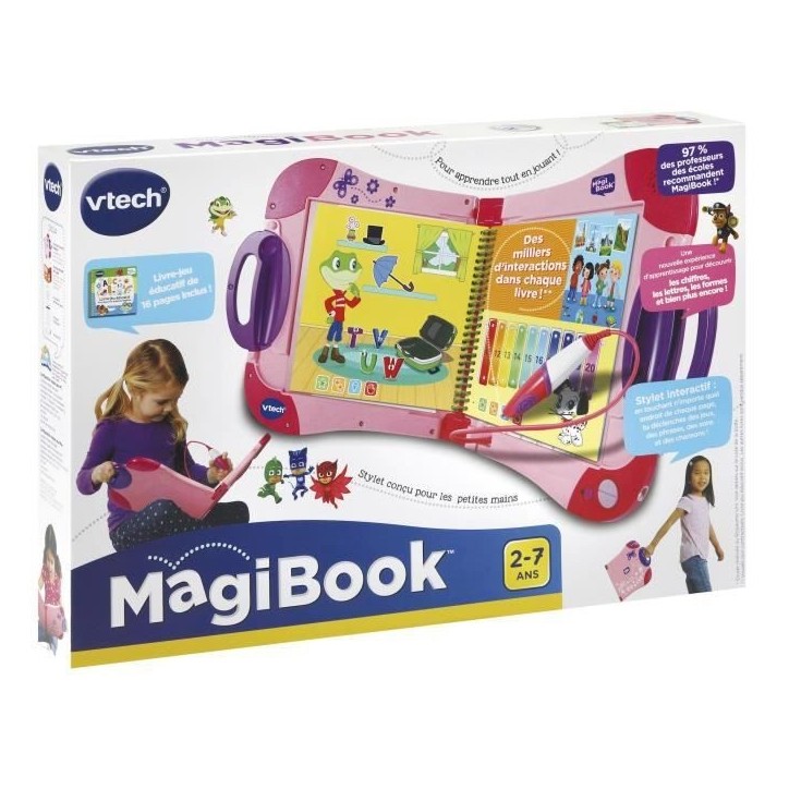 VTECH - Magibook - Starter Pack Rose VTECH - Magibook - Starter Pack Rose