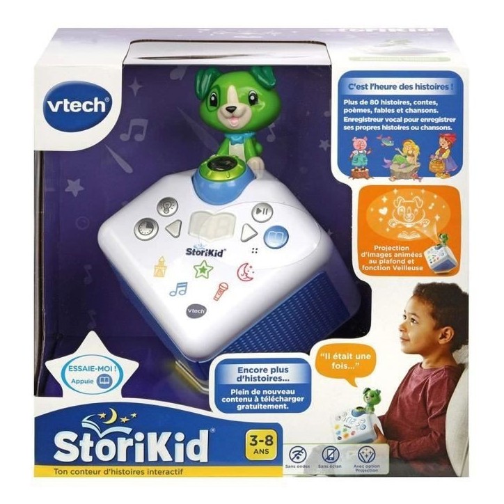 VTECH - Storikid - Mon Conteur d'Histoires - Bleu VTECH - Storikid - Mon Conteur d'Histoires - Bleu