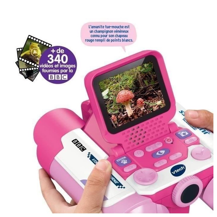 VTECH - GENIUS XL - JUMELLES VIDEO INTERACTIVES ROSE - Multicolore VTECH - GENIUS XL - JUMELLES VIDEO INTERACTIVES ROSE - Multicolore